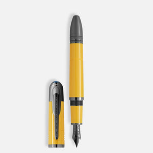 MontBlanc 萬寶龍著名人物系列恩佐法拉利 Giallo Modena 特別版鋼筆 F尖 MB130660