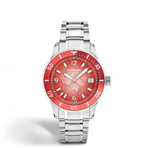 MontBlanc 萬寶龍 Iced Sea 系列日期顯示冰川紋自動腕錶 0 Oxygen 零氧限量版 38mm MB135762