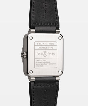 Bell & Ross 柏萊士 BR-03 GMT Black 兩地時區黑紅圈機械腕錶 42mm BR0393-BL-ST/SCA