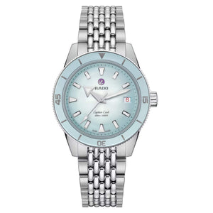 RADO 雷達錶 Captain Cook 庫克船長300米漸層藍潛水腕錶 39mm R32223203