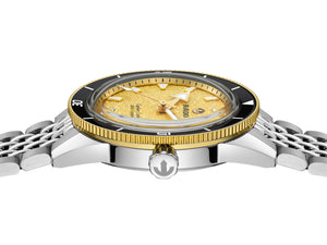 RADO 雷達錶 Captain Cook 庫克船長300米金鑽黃80小時自動潛水腕錶 39mm R32223258