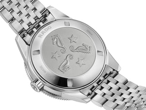 RADO 雷達錶 Captain Cook 庫克船長300米漸層綠80小時自動潛水腕錶 39mm R32223313