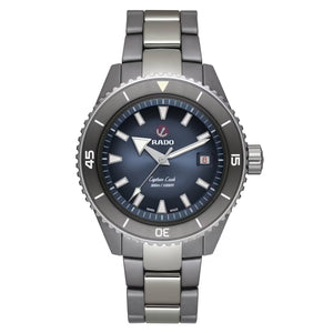 RADO 雷達錶 Captain Cook 庫克船長300米高科技陶瓷潛水腕錶 43mm R32144202