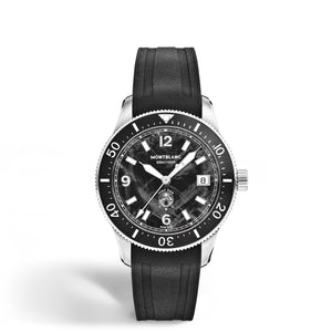 MontBlanc 萬寶龍 Iced Sea 系列日期顯示冰川紋自動腕錶 0 Oxygen 零氧特別版 38mm MB136542