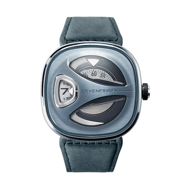 SEVENFRIDAY ME系列 ME3/01 青石藍 44mm 最新上市 內建原廠 NFC 晶片