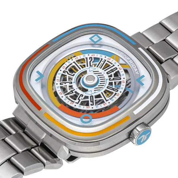 SEVENFRIDAY T系列 T1/08 BAUHAUS 45 X 45.6mm 全球限量 500 只
