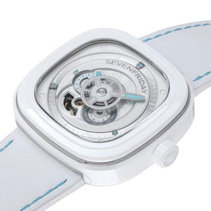 SEVENFRIDAY P系列 P1C/05 CURACAO 白色陶瓷材質