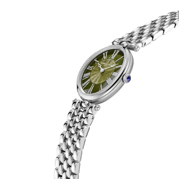 Frederique Constant 康斯登 Classics系列藝術羅馬橢圓型石英女錶 30x25mm FC-200KMPW2V6B