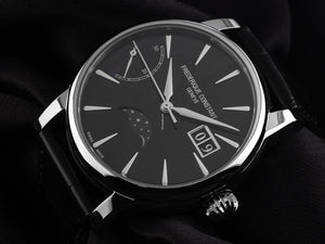 Frederique Constant 康斯登 Manufacture 自製機芯大日期動力儲存月相顯示黑面限量版 40mm FC-735B3H6