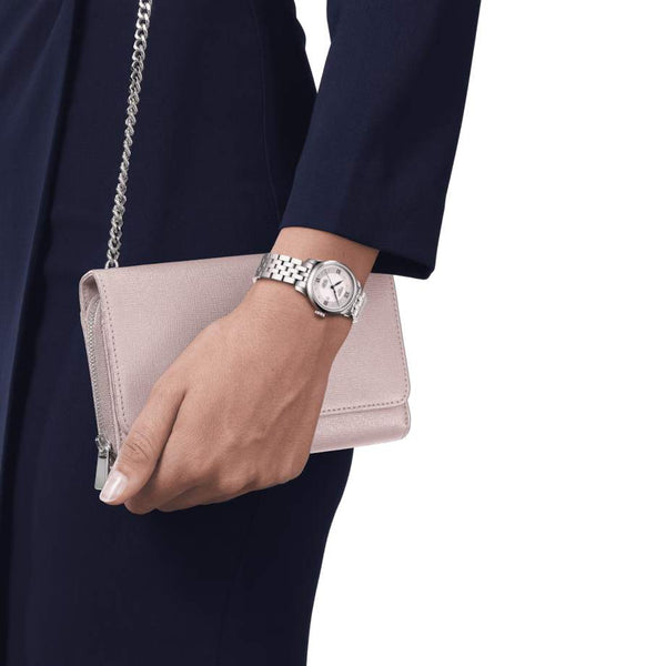 TISSOT 天梭 LE LOCLE 力洛克系列20週年80小時機械女錶 29mm T0062071103601