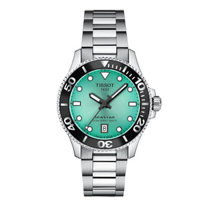 TISSOT 天梭 SEASTAR 1000 海星系列300米潛水石英錶 36mm T1202101109100