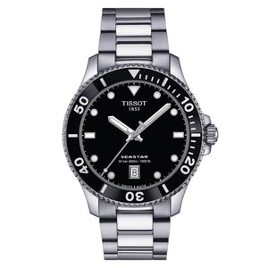 TISSOT SEASTAR 1000 天梭海星系列300米潛水石英錶 40mm T1204101105100