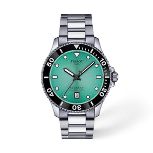 TISSOT 天梭 SEASTAR 1000 海星系列300米潛水石英錶 40mm T1204101109100