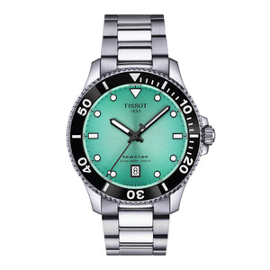 TISSOT 天梭 SEASTAR 1000 海星系列300米潛水石英錶 40mm T1204101109100