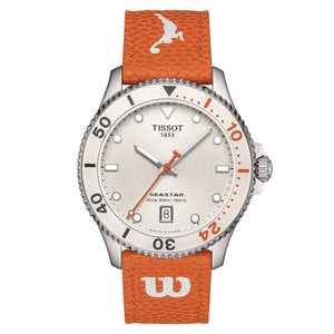 TISSOT 天梭 Seastar 海星系列300米WNBA威爾森美國女職籃特別版 40mm T1204101701100