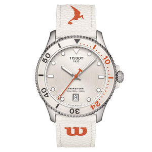 TISSOT 天梭 Seastar 海星系列300米WNBA威爾森美國女職籃特別版 40mm T1204101701100