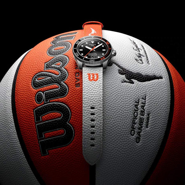TISSOT 天梭 Seastar 海星系列300米WNBA威爾森美國女職籃特別版 40mm T1204101701100