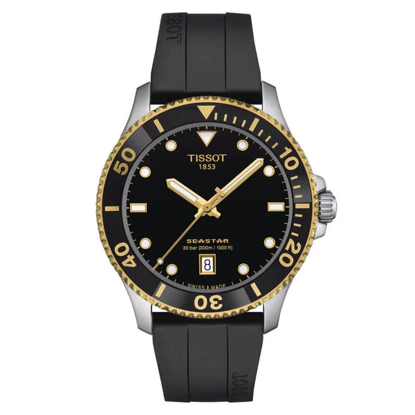 TISSOT SEASTAR 1000 天梭海星系列300米潛水石英錶 40mm T1204102705100