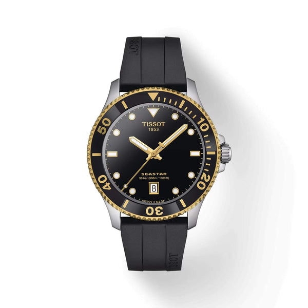 TISSOT SEASTAR 1000 天梭海星系列300米潛水石英錶 40mm T1204102705100