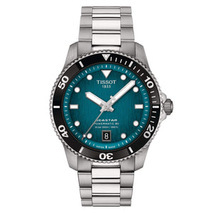 TISSOT 天梭 Seastar 1000 海星系列300米潛水機械腕錶 40mm T1208071109100