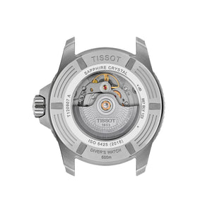 TISSOT 天梭 SEASTAR 2000 海星系列專業級600米80小時陶瓷潛水機械錶 44mm T1209071105100