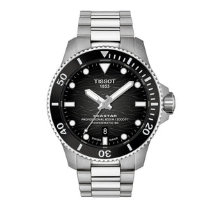 TISSOT 天梭 SEASTAR 2000 海星系列專業級600米80小時陶瓷潛水機械錶 44mm T1209071105100