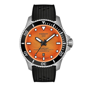 TISSOT 天梭 SEASTAR 2000 海星系列專業級600米80小時陶瓷潛水機械錶 44mm T1209071728100