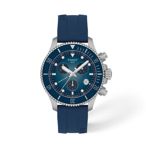 TISSOT 天梭 SEASTAR 1000 海星系列石英計時300米潛水錶 38mm T1202171704100