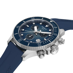 TISSOT 天梭 SEASTAR 1000 海星系列石英計時300米潛水錶 38mm T1202171704100