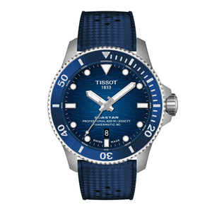 TISSOT 天梭 SEASTAR 2000 海星系列專業級600米80小時陶瓷潛水機械錶 44mm T1209071704100