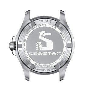 TISSOT 天梭 SEASTAR 1000 海星系列金色PVD300米玫瑰潛水石英錶 36mm T1202102205101