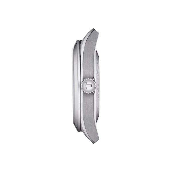 TISSOT Gentleman 天梭紳士系列 80小時矽游絲機械手錶冰藍面 40mm T1274071135100
