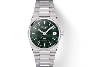 TISSOT 天梭 PRX 系列80小時自動款復古時尚機械腕錶 35mm T1372071109100