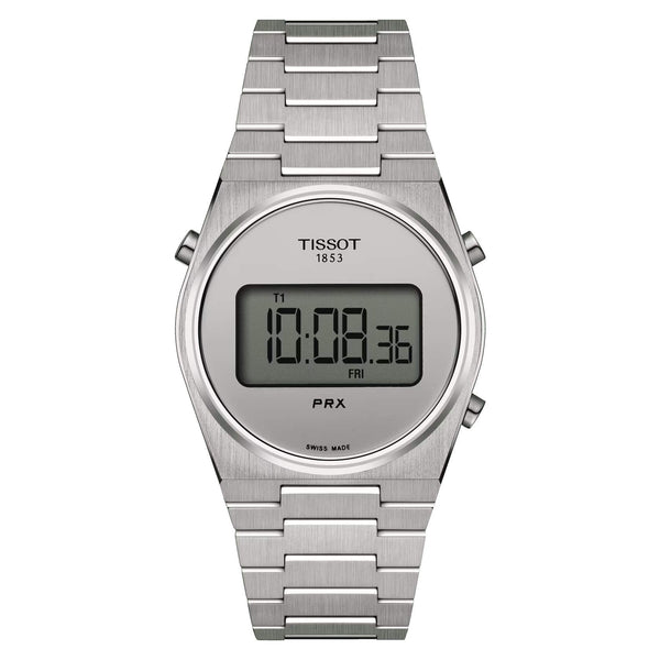 TISSOT 天梭 PRX Digital 數位石英腕錶 35mm T1372631103000