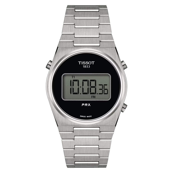 TISSOT 天梭 PRX Digital 數位石英腕錶 35mm T1372631105000