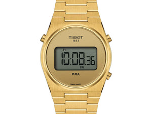TISSOT 天梭 PRX 系列 Digital 復古時尚數位石英腕錶 35mm T1372633302000