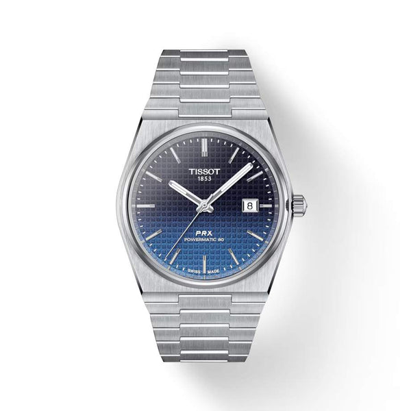 TISSOT 天梭 PRX 系列80小時自動機械腕錶漸變黑 40mm T1374071105101