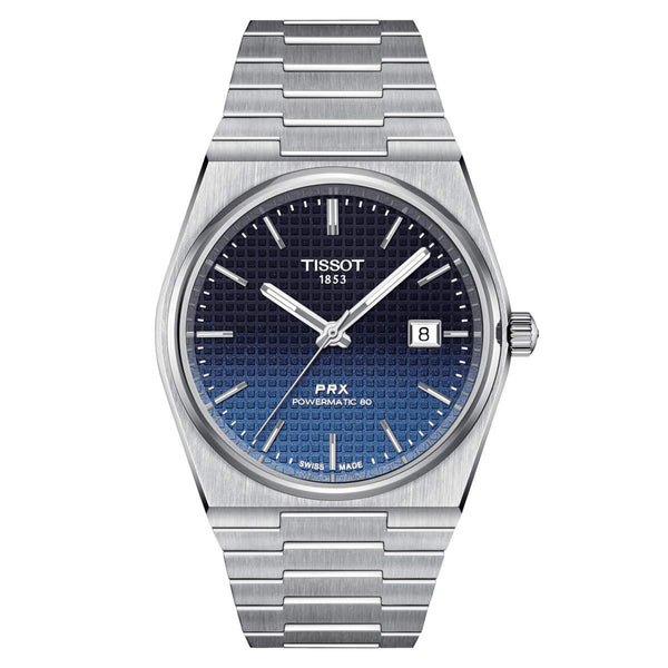 TISSOT 天梭 PRX 系列80小時自動機械腕錶漸變黑 40mm T1374071105101