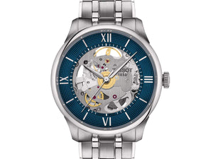 TISSOT 天梭 CDT 杜魯爾系列80小時鏤空機械腕錶 39mm T1398361104800 - 新萬國鐘錶