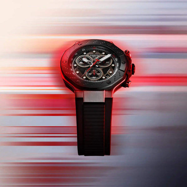 TISSOT 天梭 T-Race MotoGP 系列石英計時碼錶2025年限量版8000支 45mm T1414172708100