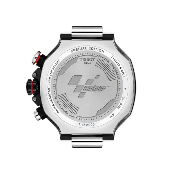 TISSOT 天梭 T-Race MotoGP 系列石英計時碼錶2025年限量版8000支 45mm T1414172708100