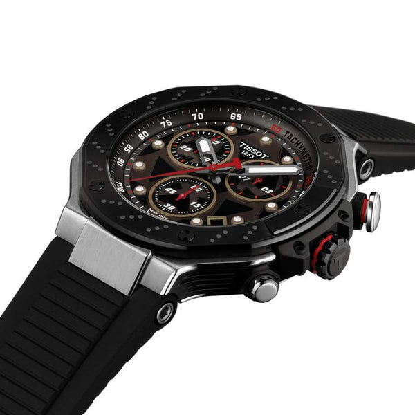 TISSOT 天梭 T-Race MotoGP 系列石英計時碼錶2025年限量版8000支 45mm T1414172708100