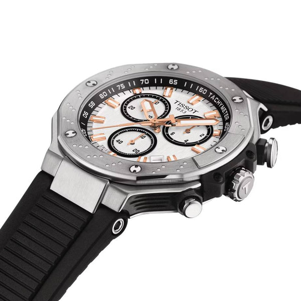 TISSOT 天梭 T-Race 競速運動系列三眼石英計時碼錶 T1414171701100