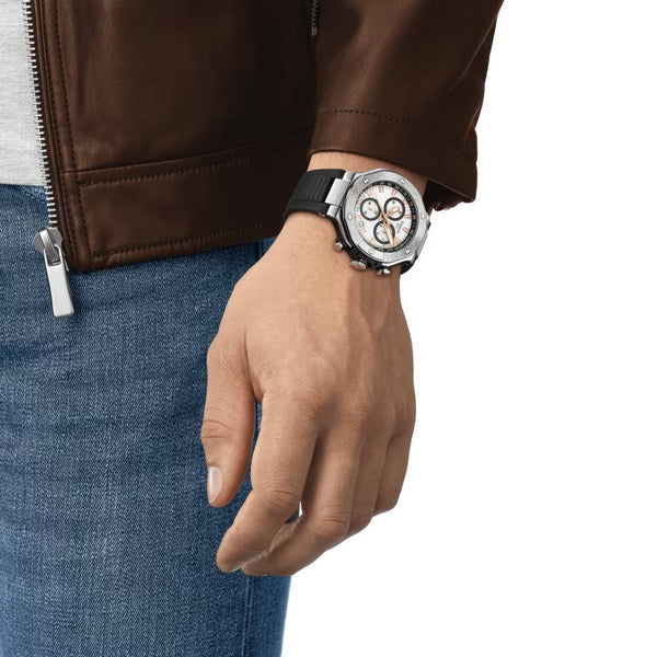 TISSOT 天梭 T-Race 競速運動系列三眼石英計時碼錶 T1414171701100