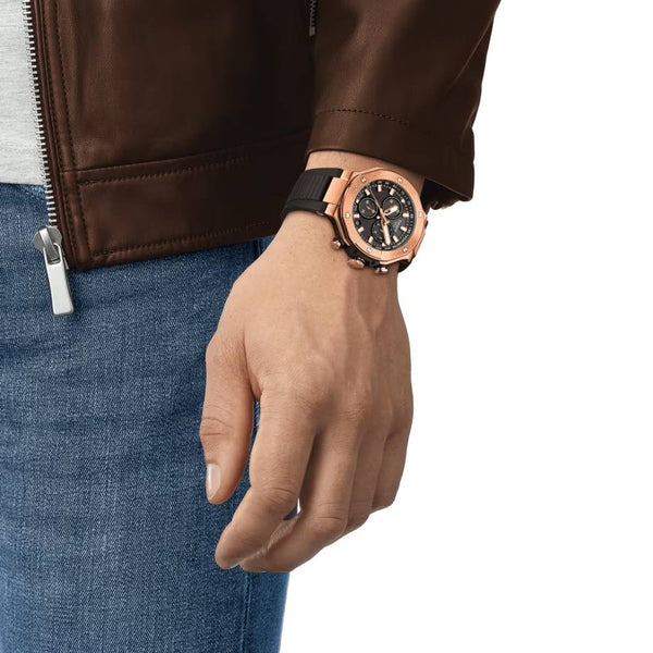 TISSOT 天梭 T-Race 競速運動系列三眼石英計時碼錶 T1414173705100