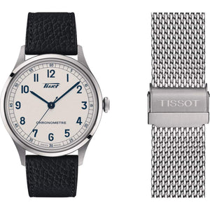 TISSOT 天梭 Heritage 1938 傳承系列復刻經典COSC天文台認證機械錶 39mm T1424641603200