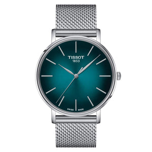 TISSOT 天梭 Everytime 系列簡約米蘭石英腕錶 40mm T1434101109100