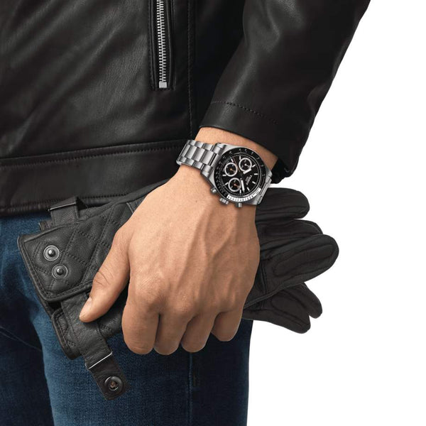 TISSOT 天梭 PR516 1970年復刻計時手上鏈腕錶 41mm T1494592105100