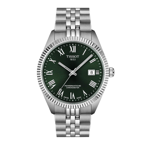TISSOT 天梭 BALLADE 寶環系列80小時動力儲存天文台認證自動機械腕錶 39mm T1564081109300