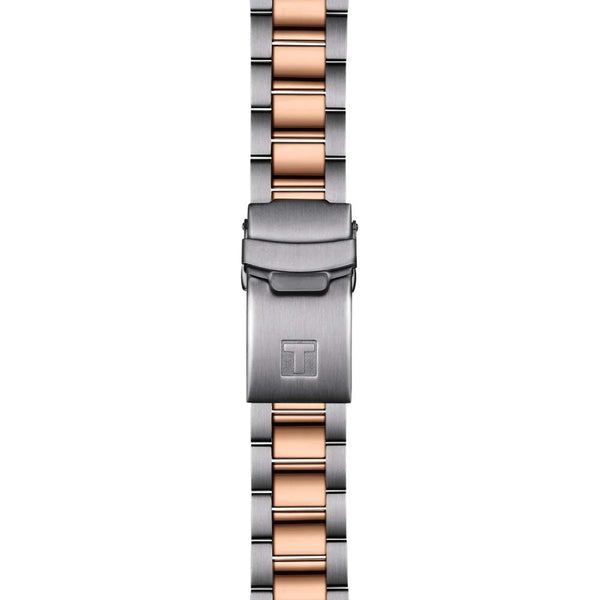TISSOT 天梭 SEASTAR 1000 海星系列玫瑰金色PVD300米潛水石英錶 40mm T1204102205101